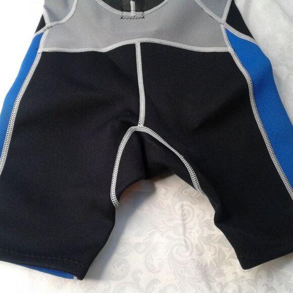 Stearns Youth Shorty Neoprene Wetsuit Size Small Blue Black Gray Great Condition - Picture 9 of 12